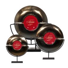 Unity Red Circle Glass Award - Art Glass Awards