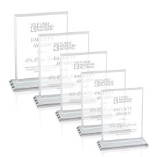 Vitalia Clear  Rectangle Crystal Award - Crystal Awards