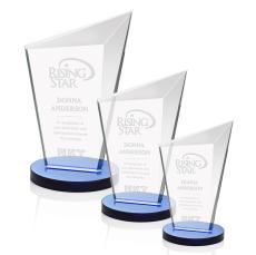 Wiltshire Blue Peak Crystal Award - Crystal Awards