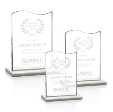 Unity White Abstract / Misc Crystal Award - Corporate Awards
