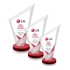 Condor Full Color Red Peak Crystal Award - Full Color Awards