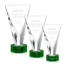 Mustico Green Abstract / Misc Crystal Award - Glass Awards