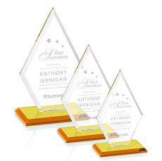 Tuscany Amber Crystal Award - Crystal Awards