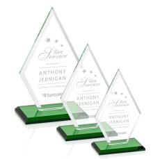 Tuscany Green Crystal Award - Crystal Awards