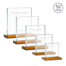 Terra Amber Crystal Award - Glass Awards