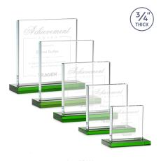 Terra Green Crystal Award - Glass Awards