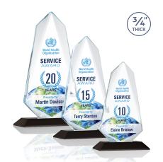 Sheridan Full Color Black  Abstract / Misc Crystal Award - Full Color Awards