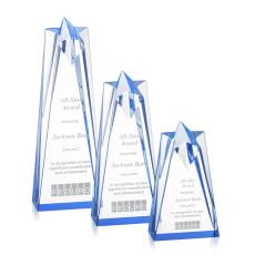 Rosina Blue Star Acrylic Award - Service Awards