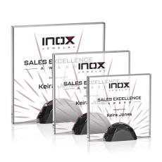 Entwhistle Full Color Black Crystal Award - Full Color Awards