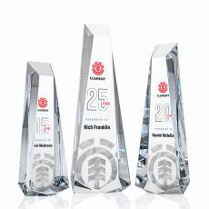 Rustern Full Color Obelisk Crystal Award - Full Color Awards