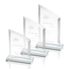 Templar Clear Peak Crystal Award - Crystal Awards