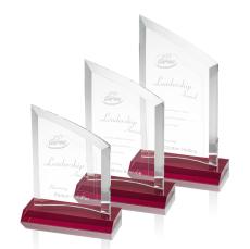 Templar Red Peak Crystal Award - Crystal Awards
