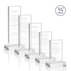 Holmes Clear Rectangle Crystal Award - Corporate Awards