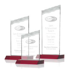 Oakwood Red Peak Crystal Award - Crystal Awards