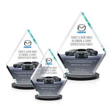 Canton Full Color Black Crystal Award - Full Color Awards