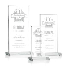 Bolton Clear Rectangle Crystal Award - Corporate Awards