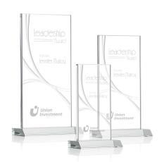 Keane Liquid Clear Rectangle Crystal Award - Corporate Awards