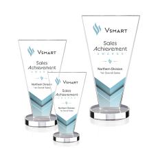 Burney Full Color Clear Crystal Award - Full Color Awards
