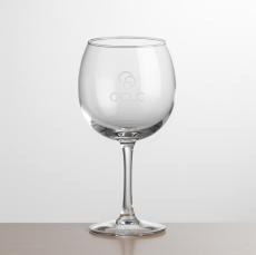 Carberry Balloon Wine - Deep Etch - Wine Glasses
