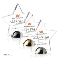 Nova Hemisphere Full Color Star Acrylic Award - Service Awards