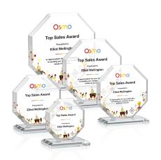 Leyland Full Color Starfire Crystal Award - Crystal Awards