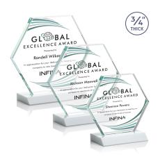 Pickering Full Color White Crystal Award - Corporate Awards