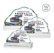 Highbridge Full Color Starfire Crystal Award - Crystal Awards