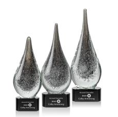 Equinox Black on Paragon Base Glass Award - Modern Awards