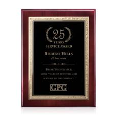 Gemstone Rosewood Plaque - Rosewood/Black Elegance - Award Plaques