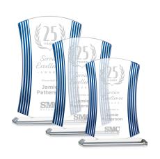 Fairford Deep Etch Arch & Crescent Crystal Award - Crystal Awards