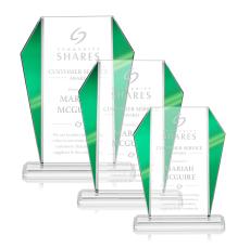 Newbury Green Arch & Crescent Crystal Award - Crystal Awards