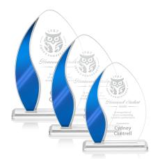 Sherborne Blue Arch & Crescent Crystal Award - Corporate Awards