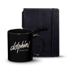 Eccolo Tempo Journal/Malibu Mug Set - Executive Gifts