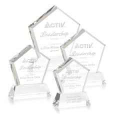 Genosee Clear on Base Crystal Award - Corporate Awards