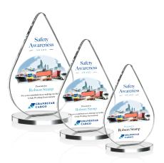 Glenhazel Full Color Clear Crystal Award - Crystal Awards