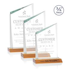 Scarsdale Amber Peak Crystal Award - Crystal Awards