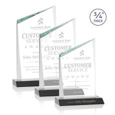 Scarsdale Black Peak Crystal Award - Crystal Awards