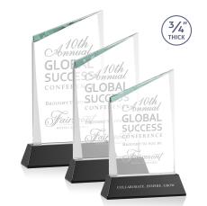 Scarsdale Black on Newhaven Peak Crystal Award - Crystal Awards