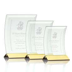 Dominga Jade/Gold Arch & Crescent Glass Award - Corporate Awards