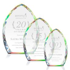 Wilton Prismatic Peak Crystal Award - Crystal Awards