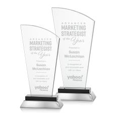 Hansen Black Peak Crystal Award - Full Color Awards