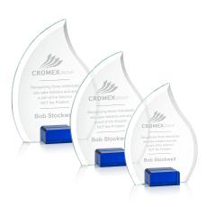 Romy Blue Flame Crystal Award - Crystal Flame Awards