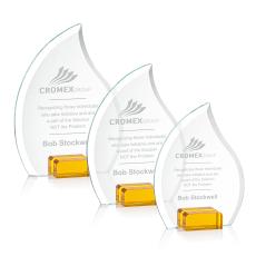Romy Amber Flame Crystal Award - Crystal Flame Awards