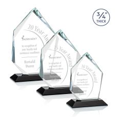 Deerhurst Ice Black Peak Crystal Award - Crystal Awards