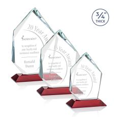 Deerhurst Ice Red Peak Crystal Award - Crystal Awards