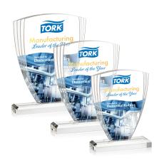 Marcella Full Color Arch & Crescent Acrylic Award - Full Color Awards