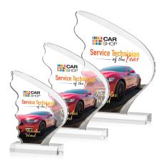 Acheson Full Color Sail Acrylic Award - Full Color Awards