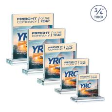 Terra Full Color Clear Crystal Award - Crystal Awards