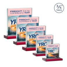 Terra Full Color Red Crystal Award - Full Color Awards