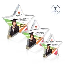 Copeland Full Color Star Acrylic Award - Crystal Awards